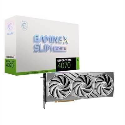 Tarjeta grafica vga msi nvidia rtx 4070 gaming x slim 12g