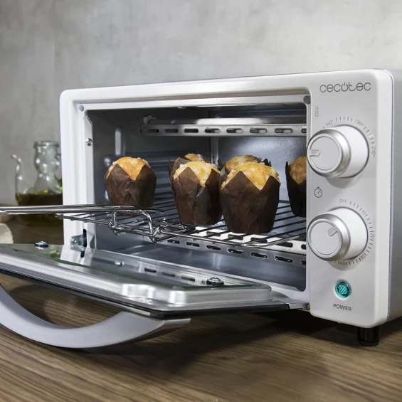 Horno tostador de sobremesa Cecotec Bake&Toast 1090 White, 10 L, 1000 W, 230 °C - imagen 5