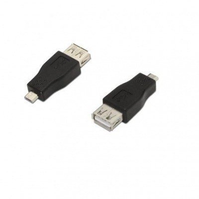 Adaptador Nanocable 10.02.0004/ USB Hembra - Micro USB Macho