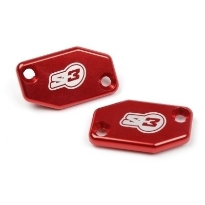 S3 Clutch Master-Cylinder Cover Red Braktec MC-788-R