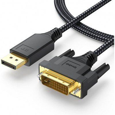 Cable conversor DP a DVI negro, 2m