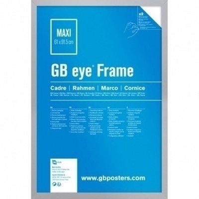 Marco gb eye mdf plateado - maxi ''91.5 x 61cm''