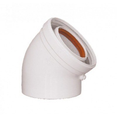 CODO 45º BAJO NOX 80/110 MM