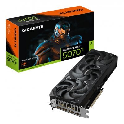 TARJETA GRAFICA GIGABYTE RTX 5070TI WINDFORCE 16GB