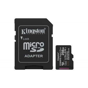 256GB microSDXC Canvas Select Plus Gen3 150MB/s A1 (Incluye adaptador de SD)