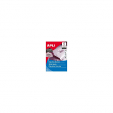 ETIQUETAS AUTOADHESIVAS APLI 500 HOJAS A4 1 ETIQUETA POR HOJA CANTOS RECTOS BLANCO 01788