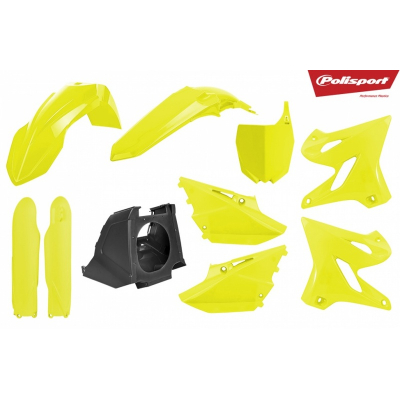 Kit plástica completo POLISPORT Yamaha Restyling amarillo flúor 90745 90745