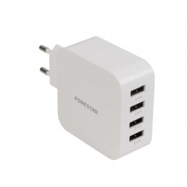 Cargador 4 x USB Fonestar USBPOWER-4