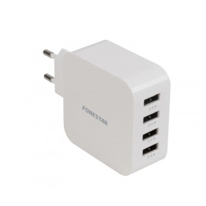 Cargador 4 x USB Fonestar USBPOWER-4