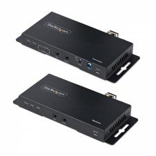 StarTech.com Juego Extensor de HDMI 4K por Fibra - 4K a 60Hz hasta 1km (Monomodo) o 330m (Multimodo) - Fibra Í?ptica LC - HDR - HDCP - Alargador de Au