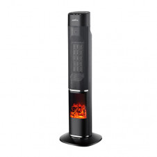 Termoventilador Vert.ceramico Melodia 2000w Negro C/remoto 2potencias3funciones Term.oscilante,antivuelco 78,3x24,6x24,5