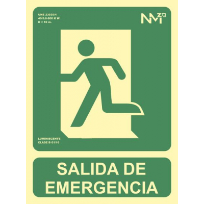 6170-02H VE señal de seguridad 125 pieza(s) Placa de señal de seguridad