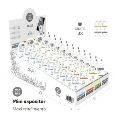 CABLES Y CARGADORES TECHONE SURT. EXP.43