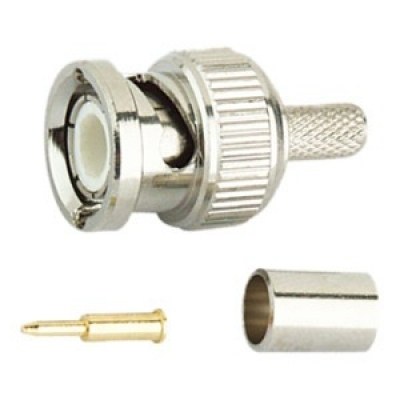 Conector BNC Macho CRIMPAR cable RG174 19.200/174