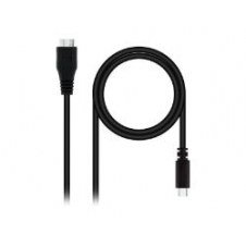 Nanocable Usb-c/m A Musb/m 1m Negro