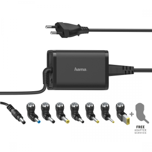 Hama PC Cargador universal portátil 8 adapt., de 15-19V/65W
