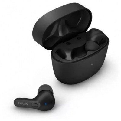 Auriculares Bluetooth Philips TAT2206 con estuche de carga/ Autonomía 6h/ Negros