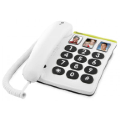 TELEFONO FIJO DORO PHONE EASY 331PH 1 BLANCO