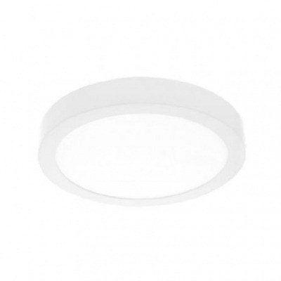 Downlight Iglux SUP-102307-FB V2/ Circular/ Ø120 x 35mm/ Potencia 7W/ 570 Lúmenes/ 6000ºK/ Blanco