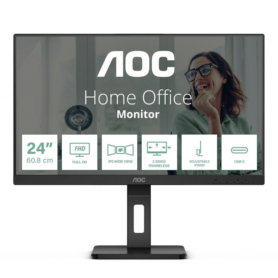 24P3CV pantalla para PC 60,5 cm (23.8) 1920 x 1080 Pixeles Full HD LED Negro