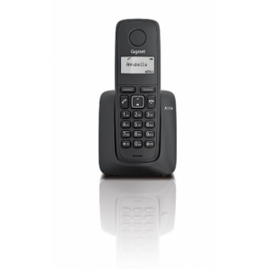 Teléfono inalámbrico Dect Gigaset A116, negro
