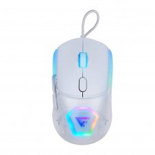 MOUSE GAME FACTOR CARCASAS INTERCAMBIABLES P3327 12K DPI RGB USB BLANCO