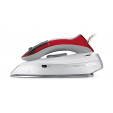 Solac Viaggio Pro Plancha vapor-seco Suela de acero inoxidable 1100 W Gris, Rojo