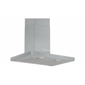 Campana decorativa de pared horizontal Bosch DWB77CM50, t-invertida, Serie 6, 70 cm, 671 m3/h, clase A, 3 velocidades + intensivo, 60dB, acero inox