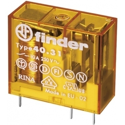 RELE 230Vac 1Cto conmutado 10A/250Vac FINDER