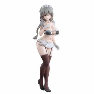 Figura banpresto uzaki - chan wants to hang out! glitter & glamours uzaki tsuki maid ver. 27cm