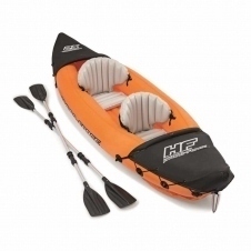 Bestway 65077 - kayak hinchable hydro - force lite - rapid con remos 2 personas 321 x 88 x 44 cm