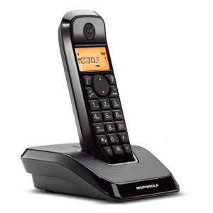 Teléfono inalámbrico Dect Motorola STARTAC S1201, negro