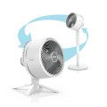 Ventilador nebulizador portátil de pie Shark FA220EU, autonomía 24 horas batería, híbrido, 12 combinaciones, 5 velocidades, oscilante 180º, inclinación 55º, mando a distancia, blanco - imagen 5