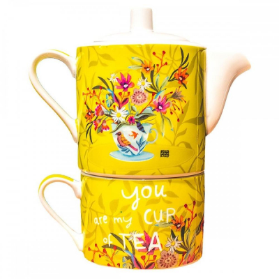 Tetera y taza enesco