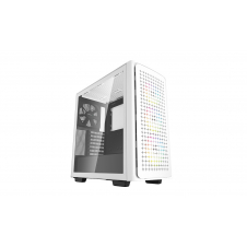 GABINETE GAMER DEEPCOOL CK560 WH, MID-TOWER, ATX, 4 VENTILADORES ARGB, BLANCO