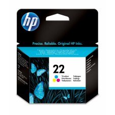 HP Cartucho de tinta original 22 Tri-color