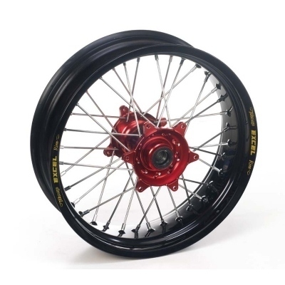 Rueda completa Haan Wheels aro negro 17-5,50 buje rojo 1 16410/3/6 116410/3/6