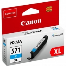 Cartucho tinta canon cli - 571c xl cian mg5751 mg6851 mg7750