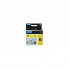 Cinta dymo etiquetas para tubos termoretractiles ind negro sobre amarillo multicolor 1805444