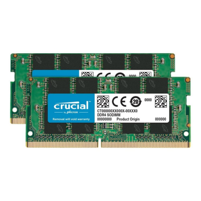 Memoria ram ddr4 64gb 2x32gb crucial sodimm - 3200 mhz - pc4 25600 - cl22