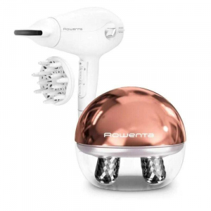 Secador de pelo Rowenta CV6130FO + masajeador facial Rowenta CV6602 