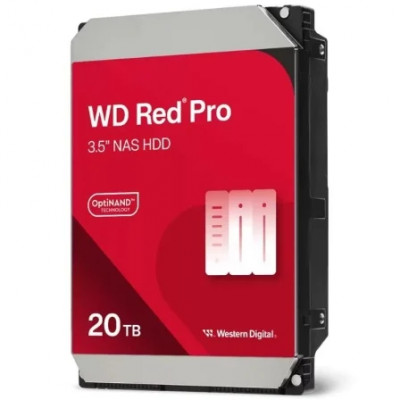 Disco Duro Western Digital WD Red Pro NAS 20TB/ 3.5/ SATA III/ 512MB
