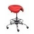 Taburete Alatoz Similpiel Rojo