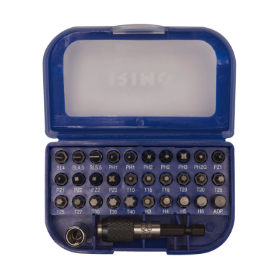 Juego puntas 1/4 con portapuntas magnético, 32 piezas 475-32-1