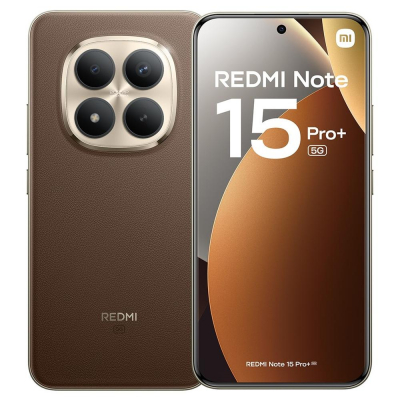 Telefono movil smartphone xiaomi redmi note 15 pro+ 5g - 8gb - 256gb - 6.8 pulgadas - marron
