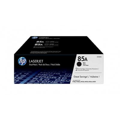 HP CE285A Negro Pack de 2 Cartuchos de Toner Originales - 85A