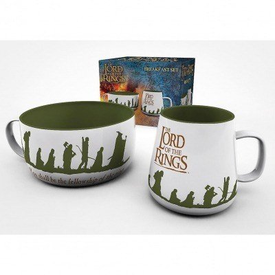 Pack desayuno bol y taza gb eye el señor de los anillos