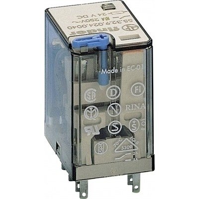 Rele 48Vdc 2Ctos Conmutados 10A/250Vac FINDER