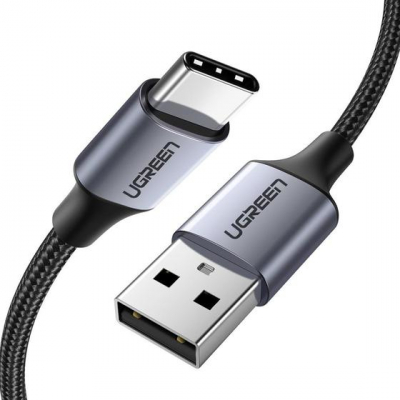 60126 cable USB 1 m USB C USB A Negro, Gris