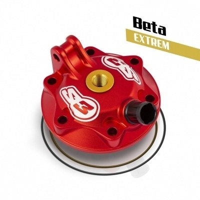 S3 Extreme Enduro Cylinder Head & Insert Kit Low Compression - Red Beta RR250 XTR-BETARR-250-R